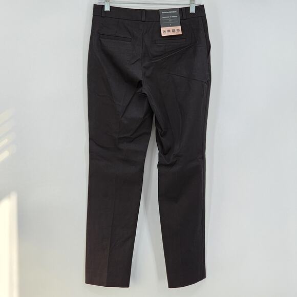 Banana Republic Ryan Slim Straight-Fit Washable Bi-Stretch Pant Black Size 2 NWT - Picture 3 of 9